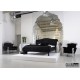 Ekskluzywne łóżko w stylu Glamour Milano