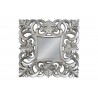 Eleganckie lustro srebrna rama 76x76 
