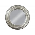Lustro okrągłe w srebrnej ramie 68x68cm 