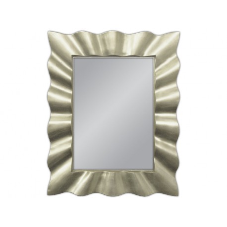 Eleganckie srebrne lustro 80x100cm 