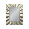 Eleganckie srebrne lustro 80x100cm 