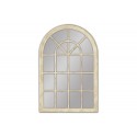 Lustro okno kremowa rama 100x150cm 