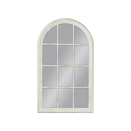 Lustro okno biała rama 80x135cm