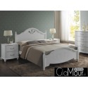 Łóżko Malta do sypialni kolor biały