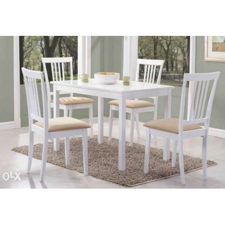 Stół Fiord w kolorze białym