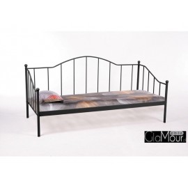 Łóżko Dover kolor czarny