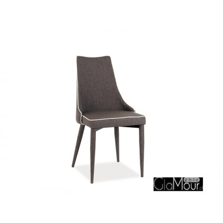 Krzesło Soren w kolorze czarnym
