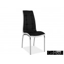 Krzesło H-104 kolor czarny-biały