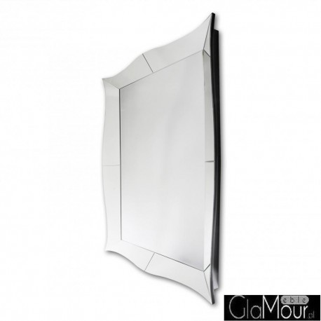Gaia 120x180 - prostokątne lustro dekoracyjne w ramie lustrzanej