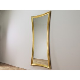 Taliowanie lustro w złotej drewnianej ramie 90x197 cm 21250