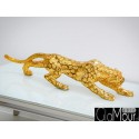 Złota figura Gepard 54x12x15cm 1011-2