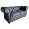 Chesterfield sofa 2 os klasyk - skóra