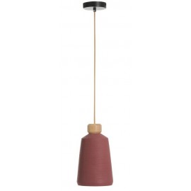 Lampa Conic Cement Pink