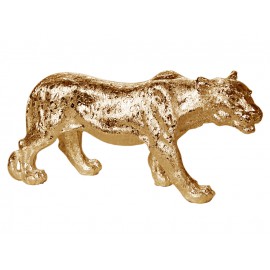 Złota figura lwicy 52 x 14 x 25 cm A453-2G