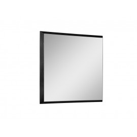 Nowoczesne lustro w czarnej ramie 53 x 53 cm 12F-390