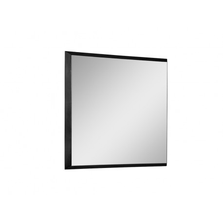 Nowoczesne lustro w czarnej ramie 53 x 53 cm 12F-390