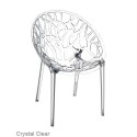 Krzesło CRYSTAL clear z poliwęglanu SIESTA