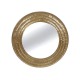 Okrągłe lustro złoty metal mosiądz Ø 101 cm TOYJ19-338