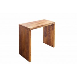 INVICTA biurko MAKASSAR 100 cm Sheesham - lite drewno palisander