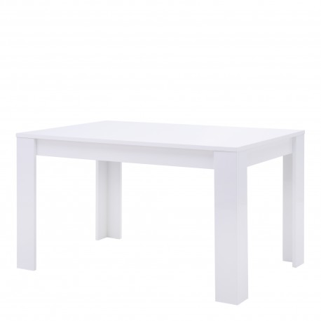 Stylowy stół w kolorze białym 137 lakier połysk