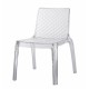 COMO nowoczesne krzesło z akrylu