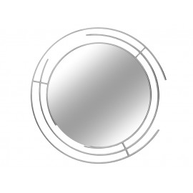 Nowoczesne lustro w stalowej ramie 90 cm LW6856