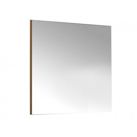 Minimalistyczne lustro drewniana krawędź 70x80x2 cm M1