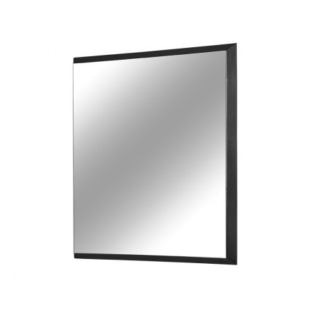 Nowoczesne fazowane lustro w czarnej ramie 90x150 cm 12F-390