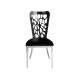 Krzesło Gaudi z ażurowym stalowym oparciem 53x50x94 cm CY6156