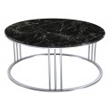 Nowoczesny marmurowy czarny stolik 100x45 cm C034A