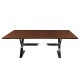 Drewniany stół stalowa podstawa 220x110x76 cm A832