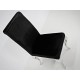 Nowoczesne czarne krzesło glamour 48x62x104 cm FT25