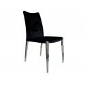Welurowe minimalistyczne krzesło 56x45x89 cm CY6132B