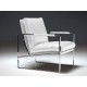 Elegancki biały fotel 66x85x89 cm Y1010