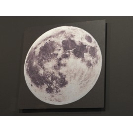 Obraz księżyc na aluminiowej płycie 60x60 cm S22558ALU