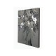 Obraz z kwiatami okraszony srebrem 60x80 cm JWE0421