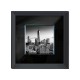 Obraz czarno biała panorama Manhattan 80x80 cm S41707
