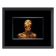 Obraz złota postać kobiety 80x60 cm S72996