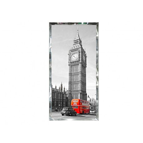 Czarno biały obraz Big Ben 63x125 cm S40705