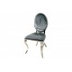 Stylowe krzesło z giętymi nogami 50x54x99 cm B408