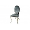 Stylowe krzesło z giętymi nogami 50x54x99 cm B408